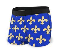 Boxer pour homme « What is The History of the France Flag » - Boxer extensible avec pochette, Noir , M