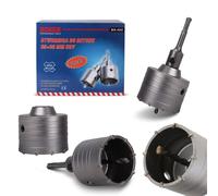Boxer Professional Tool 2 pièces scie cloche couronne set béton foret boîte SDS 65mm & 80mm