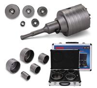 Boxer Professional Tool 6 pièces scie cloche couronne set béton foret boîte adaptateur SDS 110mm