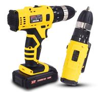 Boxer Professional Tools Jeu de perceuses-visseuses sans fil 24V, 1350 tr/min avec 2 batteries