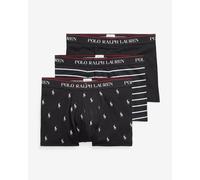 Boxer Ralph Lauren Classic Stretch noir blanc rouge (3 unités) - S