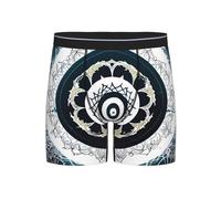 Boxer Respirant imprimé Totem Rond Noir et Blanc pour Homme - Multiple, Parfait pour Montrer Votre Silhouette