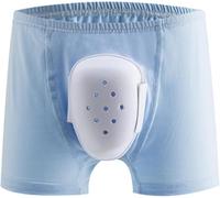 Boxer Respirant Post Circoncision pour Garçons, Sous-Vêtement de Protection, Pantalon de Rééducation, pour Utilisation après Intervention Pédiatrique(Blue,XL-XLarge)