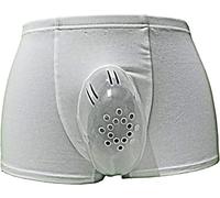 Boxer Respirant pour Garçons après Circoncision, Sous-vêtement de Protection Circoncision, Pantalon de Récupération Chirurgicale, Slip de Convalescence pour Soins Quotidiens(White,XL-XLarge)