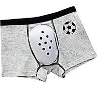Boxer Respirant pour Garçons après Circoncision, Sous-vêtement de Protection Circoncision, Pantalon de Récupération Chirurgicale, Slip de Convalescence pour Soins Quotidiens(Grey,130)