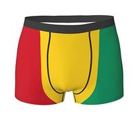 Boxer respirant pour homme - Short doux et confortable - Drapeau du Honduras - Taille 16S, Drapeau Guinée 17, XXL