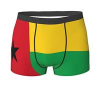 Boxer respirant pour homme - Short doux et confortable - Drapeau du Honduras - Taille 16S, Drapeau Guinée-Bissau 19, XXL