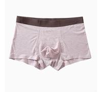 Boxer respirant sans couture pour homme - Confortable et extensible - Pour un usage quotidien (XL marron)