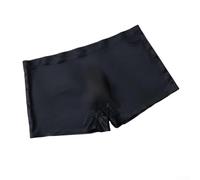 Boxer sans couture pour homme Ice Silk respirant (noir, 3XL)