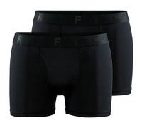 Boxer sans peau Essential pack de 2 noir S