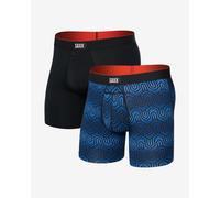 Boxer SAXX Multi-Sport Mesh bleu noir rouge (2 unités) - M