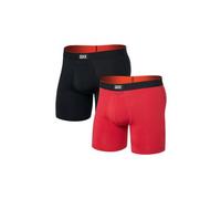 Boxer saxx multi sport mesh fly pack de 2 rouge noir homme