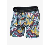 Boxer SAXX Quest en maille à séchage rapide bleu jaune rouge noir - M