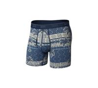 Boxer saxx quest quick dry mesh brief fly bleu beige homme