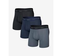 Boxer SAXX Quick-Dry Mesh gris bleu noir (3 unités) - XL
