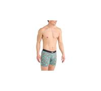 Boxer saxx ultra super soft fly pina colada plaid vert rouge homme