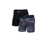 Boxer saxx vibe xtra fly pack de 2 rough terrain noir homme
