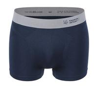 Thuasne - Boxer de Sport Homme Seamless - sans Couture - Réduction des Frottements - sous-Vetement Technique, Léger et Respirant - Maintien du Haut des Cuisses - Darkblue, S