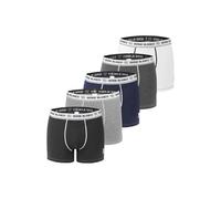 SERGE BLANCO Boxers pour homme - Lot de 6 - bleu/gris/noir - 2XL