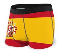 Boxer Shorty Drapeau De L'Espagne Boxers Élastique Caleçon Respirant Boxershorts L
