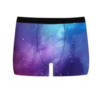 Boxer Sport Homme,sous-vêtements Masculins décontractés Plats et Respirants inspirés par l’Univers - Élégance et Confort Quotidien sans Couture ni frottement (Sky Blue, XXXL)