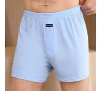 Boxer standard pour homme avec tissu en coton et taille élastique uniforme (bleu clair)