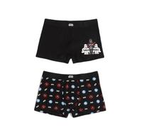 Boxer Star Wars Bleu & Rouge (x2) Noir S