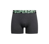 Superdry M3110476a Boxers 3 Units Vert,Noir XL Homme