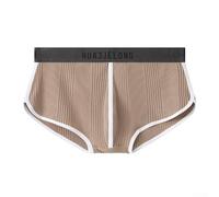 Boxer taille moyenne confortable pour homme avec taille élastique pour un usage quotidien (M kaki)