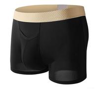Boxer tendance pour homme avec poche et couleur assortie pour un confort quotidien (taille M, noir)
