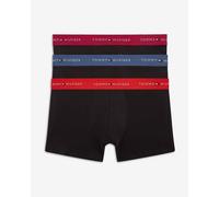 Boxer Tommy Hilfiger Trunk Color WB noir rouge bleu 3 unités - L