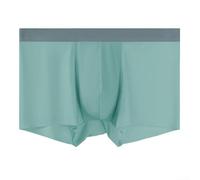 Boxer ultra fin en soie glacée sans couture pour hommes avec matériau respirant et coin plat pour tous les jours (bleu foncé)