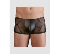 Boxer Wetlook Semi-Transparent Noir