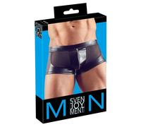 Lingerie Sexy Homme Boxer Simili Cuir Brillant Fermeture Eclair - SVENJOYMENT