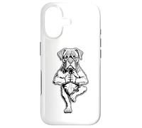 Boxer Yoga Chiot Chien Drôle Pose Arbre Pose Vrikshasana Coque pour iPhone 17