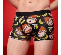 Boxers confortables et décontractés pour hommes avec imprimé singe et banane L,M,S,XLHalloweenTissu tricoté