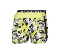 Boxers De Mode Pour Hommes En Paquet De 3 Crosshatch Crystaline Verts