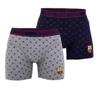 Boxers - FC Barcelone - Lot de 2 - Coton - Enfant - Garçon 10 ans