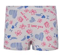 Boxers Filles Étudiante Filles Sous-vêtements Quatre Coins Enfants Coin Plat Mignon Dessin Animé Petit Bustier Femme, Gris clair., 2 ans
