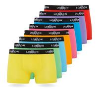 Boxers FM London lot de 4/8 pour hommes avec ceinture élastique - Boxers doux pour hommes