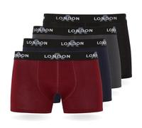 Boxers FM London lot de 4/8 pour hommes avec ceinture élastique - Boxers doux pour hommes
