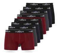 Boxers FM London lot de 4/8 pour hommes avec ceinture élastique - Boxers doux pour hommes