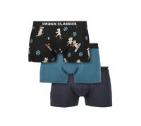 boxers grandes tailles Urban Classics organic x-mas (x3) Multicolore 4XL