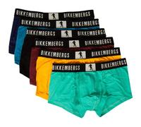 Boxers homme BIKKEMBERGS, pack 6 pièces, élastique visible, boxer élastiqué en c