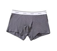 Boxers Homme,sous vêtements pour Hommes Respirants de Couleur Unie pour Hommes Pantalon à Angle Plat Taille Moyenne Taille européenne Ceinture à Quatre Coins