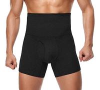 Boxers Homme Taille Haute Coton Stretch Caleçons Briefs Slips Long Culotte Gainante Ventre Plat Sports sous-vêtements B/4XL