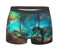Boxers Homme Univers Galaxie Espace sous Vêtements | Caleçon homme Confortable Sans étiquette Trunk caleçons pour Bureau Voyage Fitness