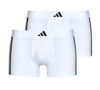 Boxers hommes adidas ACTIVE FLEX COTTON 3 STRIPES Low Rise Pack de 2 Blanc EU M