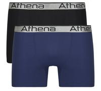 Athena Homme Adjust sous-vêtement, Noir/Bleu, XXL EU