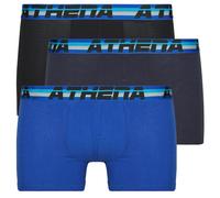 Athena Homme Coton sous-vêtement, Noir/Bleu/Marine, XL EU